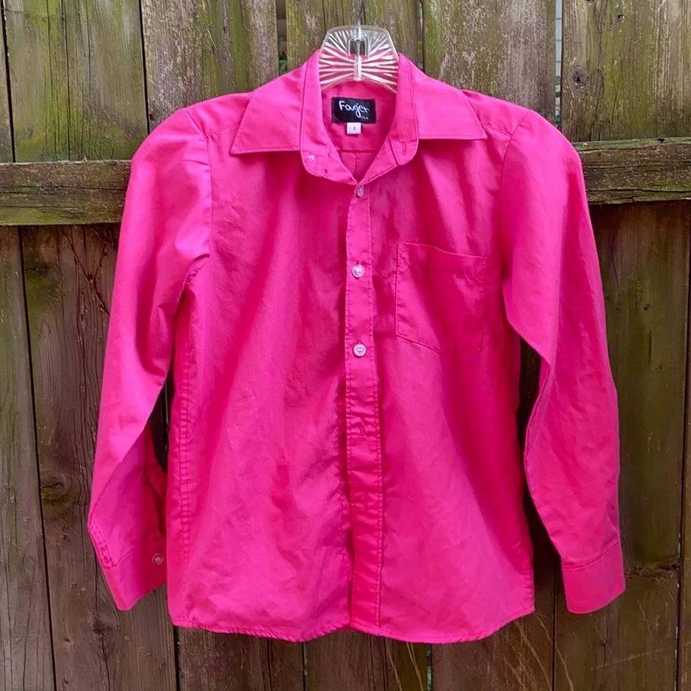 Pink button Down shirt sz. Xs